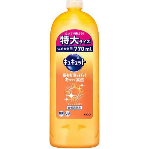 キュキュット 食器用洗剤 オレンジの香り 詰め替え 770ml 4回分