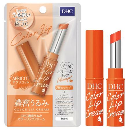 Son dưỡng môi DHC Color Lip Cream 1.5g dưỡng ẩm, trị nẻ và khô môi (Màu cam) 