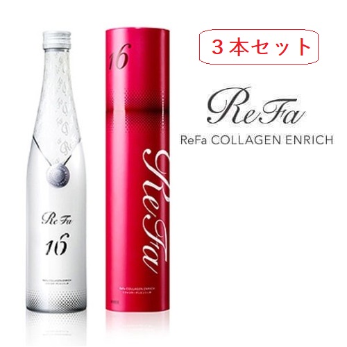 Set 3 chai nước uống Refa collagen enrich 16 trắng da, chống lão hóa bổ sung Collagen Enrich 16 (480ml)