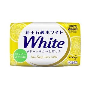 Xà bông miếng mùi thơm chanh hương thơm dịu nhẹ White Kao Soap