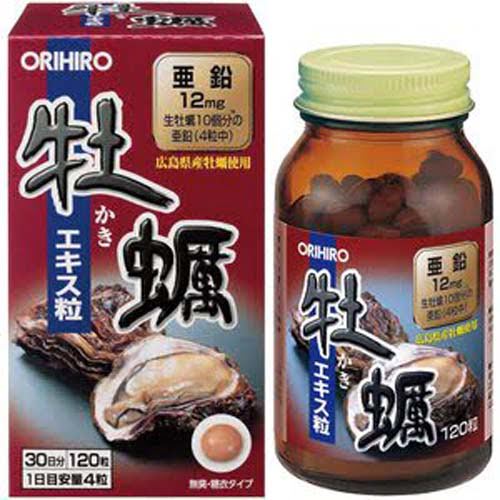 オリヒロ 牡蠣エキス粒 30日分 120粒 サプリメント