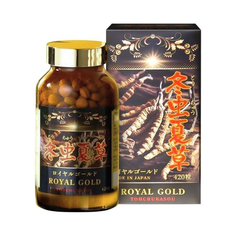 冬虫夏草 ROYAL GOLD 420粒＋日本製 薬ケース